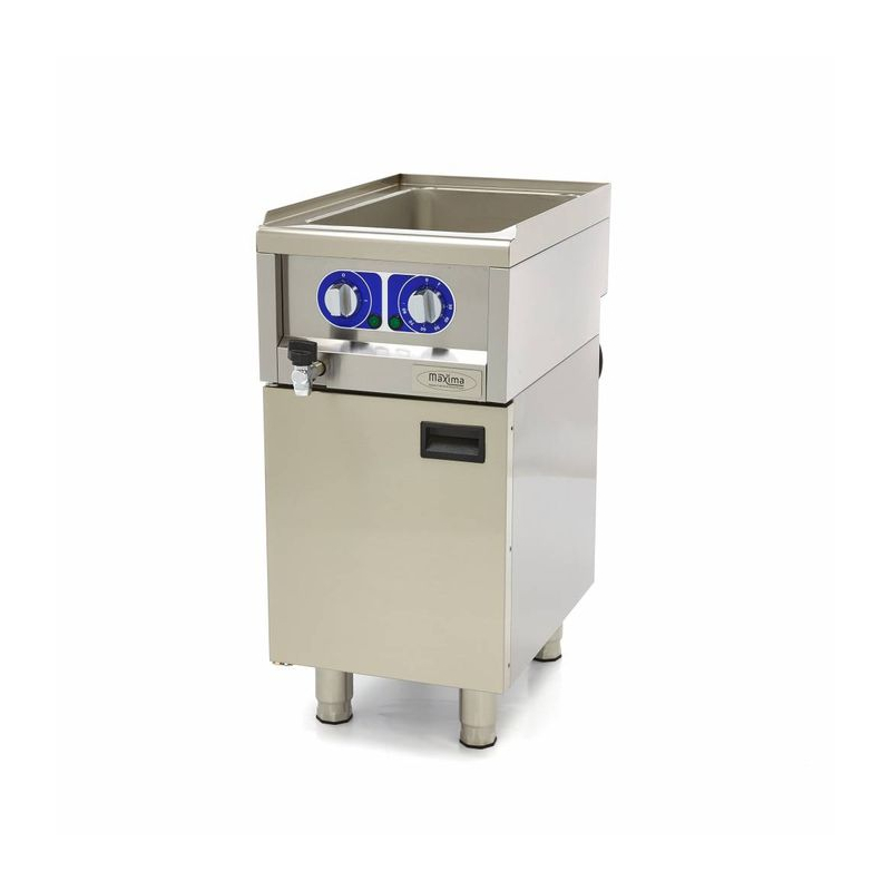Bain Marie - enkelvoudige eenheid - 60 cm - met afvoetkraan - elektrisch - Maxima - 09391680