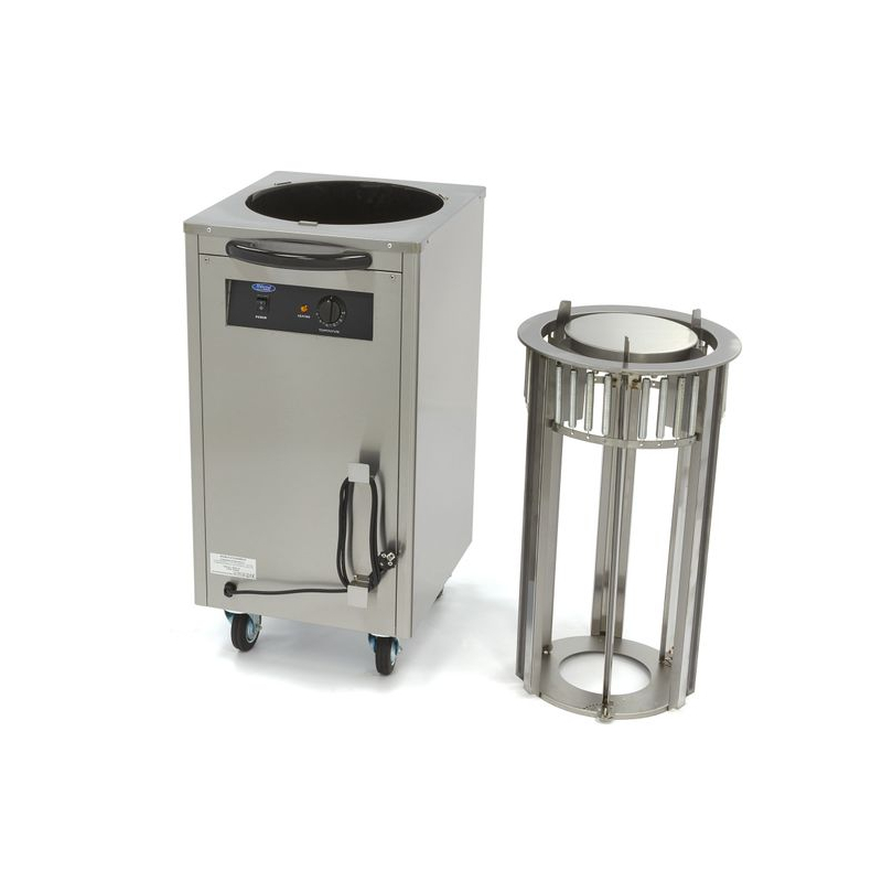 Bordenwarmer - 40 borden - tot &Oslash;30 cm - op wielen - Maxima - 09362000