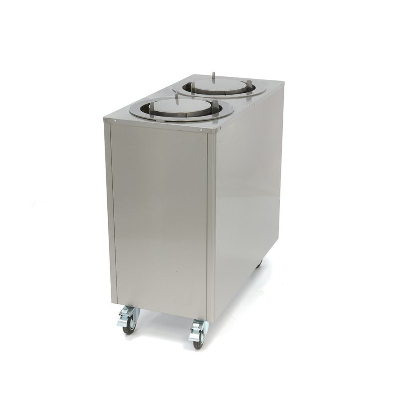 Bordenwarmhoudkast - 80 borden - tot &Oslash;30 cm - op wielen - Maxima - 09362005