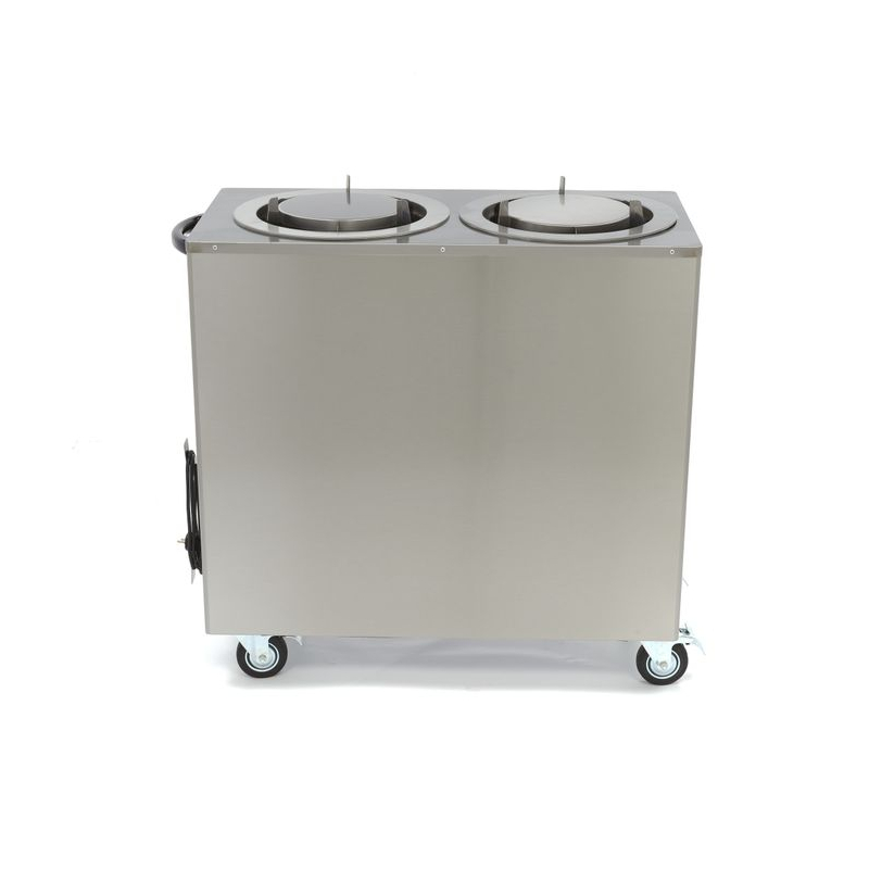 Bordenwarmhoudkast - 80 borden - tot &Oslash;30 cm - op wielen - Maxima - 09362005