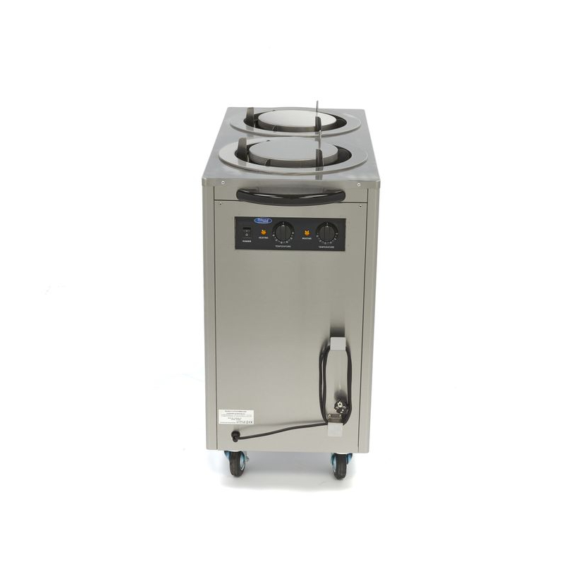 Bordenwarmhoudkast - 80 borden - tot &Oslash;30 cm - op wielen - Maxima - 09362005