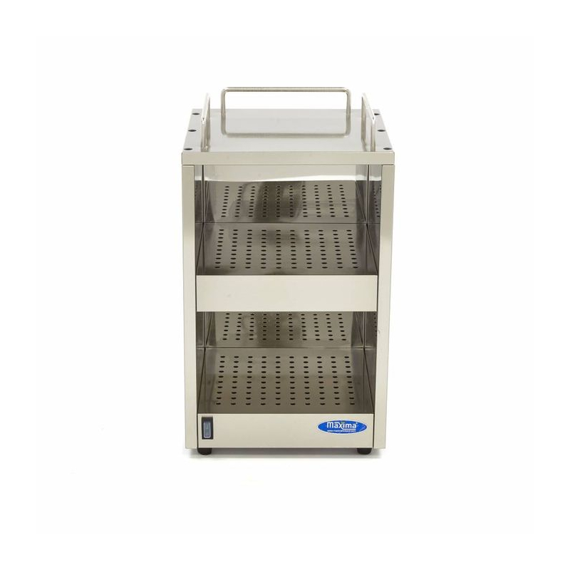 Tassenwarmhoudkast - 72 tassen - 2 etag&egrave;res - tafelmodel - Maxima - 09362030