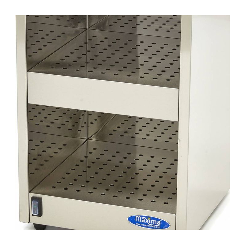 Tassenwarmhoudkast - 72 tassen - 2 etag&egrave;res - tafelmodel - Maxima - 09362030