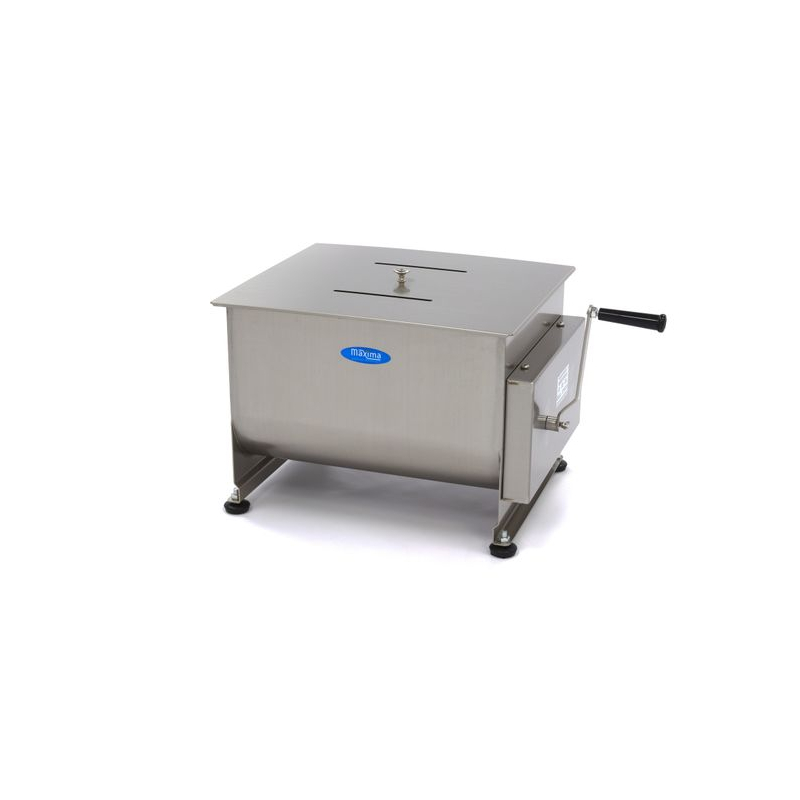 Vleesmixer - 40 L - 35 kg vlees - dubbele as - handmatig - Maxima - 09368001