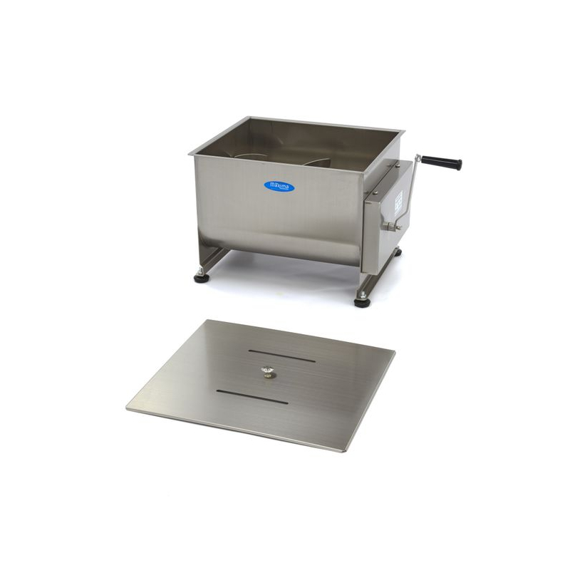 Vleesmixer - 40 L - 35 kg vlees - dubbele as - handmatig - Maxima - 09368001
