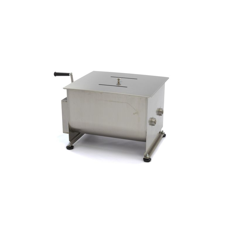 Vleesmixer - 40 L - 35 kg vlees - dubbele as - handmatig - Maxima - 09368001