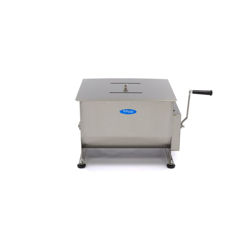 Vleesmixer - 40 L - 35 kg vlees - dubbele as - handmatig - Maxima - 09368001