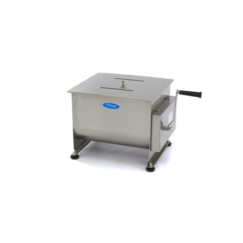 Vleesmixer - 30 L - 25 kg vlees - dubbele as - handmatig - Maxima - 09368000