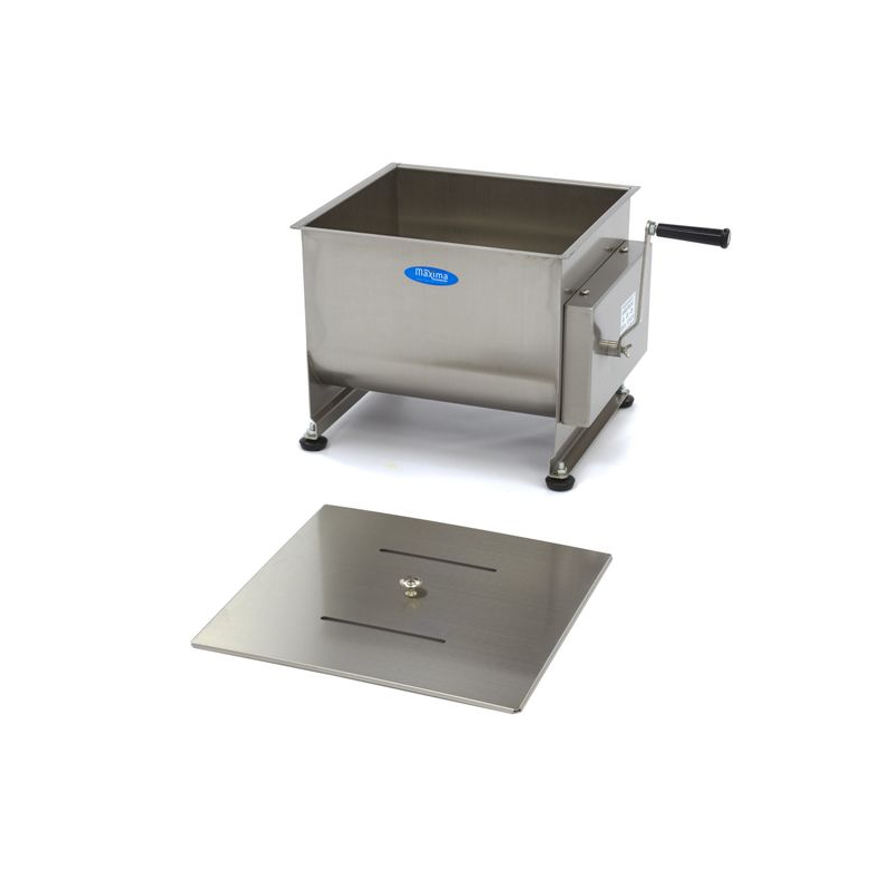 Vleesmixer - 30 L - 25 kg vlees - dubbele as - handmatig - Maxima - 09368000