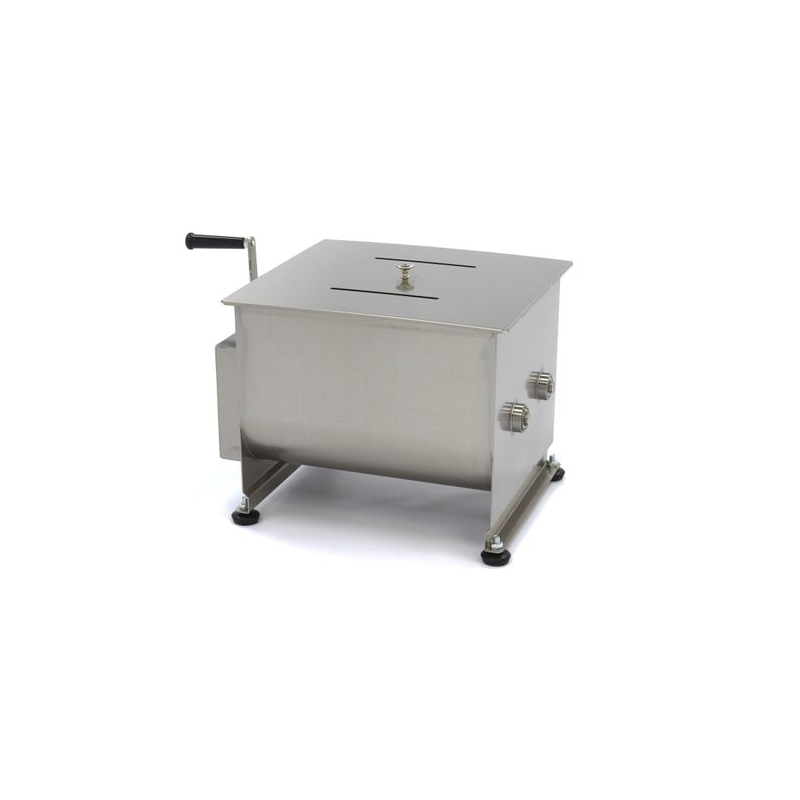 Vleesmixer - 30 L - 25 kg vlees - dubbele as - handmatig - Maxima - 09368000