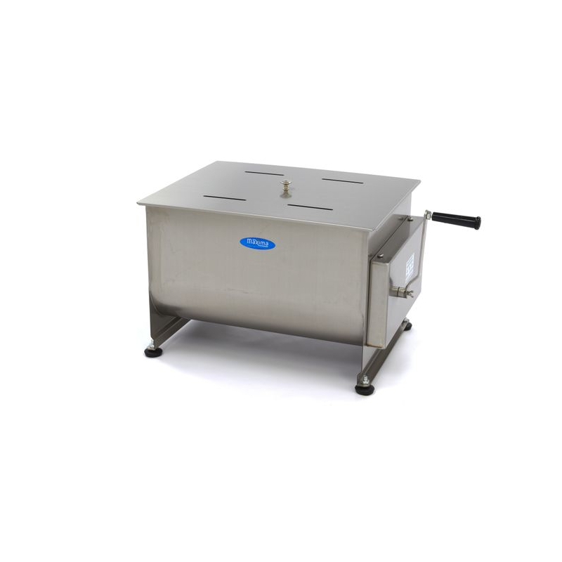 Vleesmixer - 50 L - 43 kg vlees - dubbele as - handmatig - Maxima - 09368002