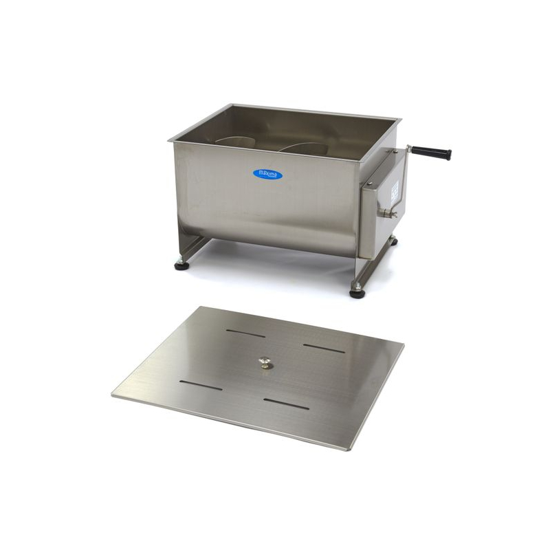 Vleesmixer - 50 L - 43 kg vlees - dubbele as - handmatig - Maxima - 09368002