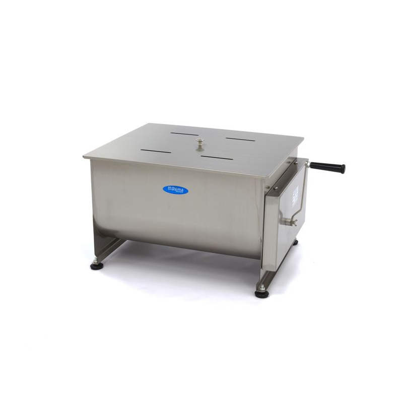Vleesmixer - 60 L - 55 kg vlees - dubbele as - handmatig - Maxima - 09368003