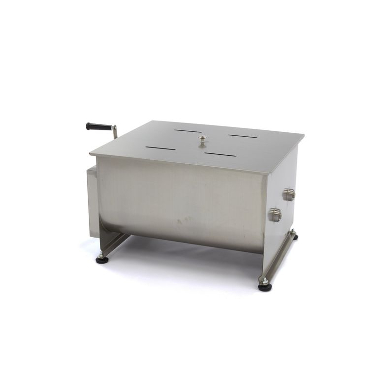 Vleesmixer - 60 L - 55 kg vlees - dubbele as - handmatig - Maxima - 09368003