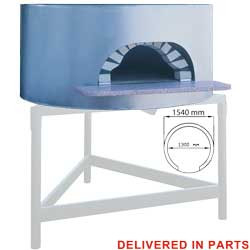 Traditionele houtgestookte pizzaoven 1300 mm (gedemonteerd) - Diamant