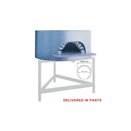 Traditionele houtgestookte pizzaoven 1450 mm (gedemonteerd) - Diamant