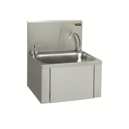 Dijarmschijven met gemonteerde chromen zeepdispenser - LMASWDC