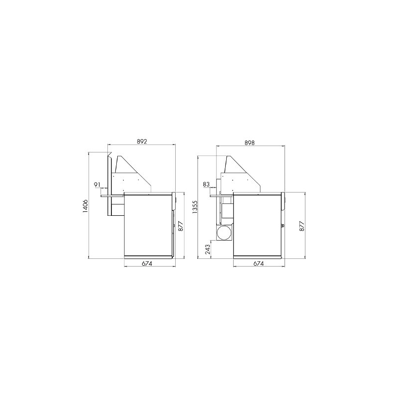 FGA3GP Gas Friteuse Plan