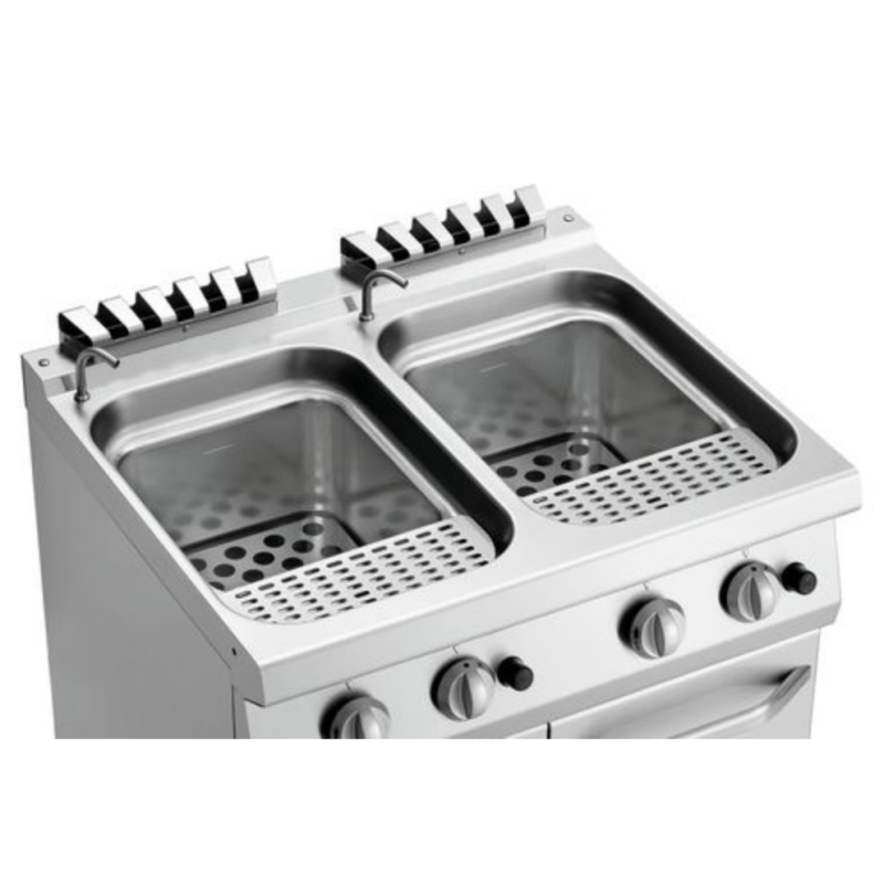 Cuiseur &agrave; p&acirc;tes &agrave; gaz 48 L - Bartscher 700 vue de haut