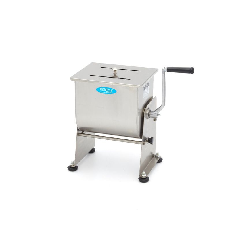 Vleesmixer - 10 L - 7,5 kg vlees - kantelbare kuip - handmatig - Maxima - 09368010