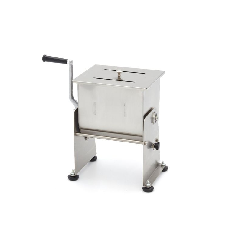 Vleesmixer - 10 L - 7,5 kg vlees - kantelbare kuip - handmatig - Maxima - 09368010