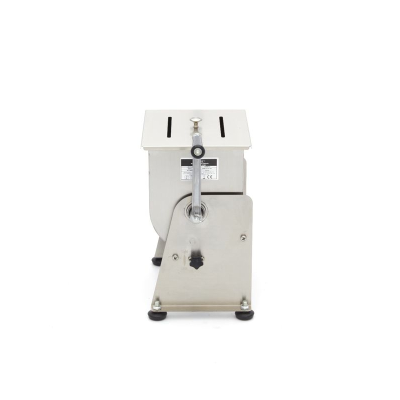 Vleesmixer - 10 L - 7,5 kg vlees - kantelbare kuip - handmatig - Maxima - 09368010