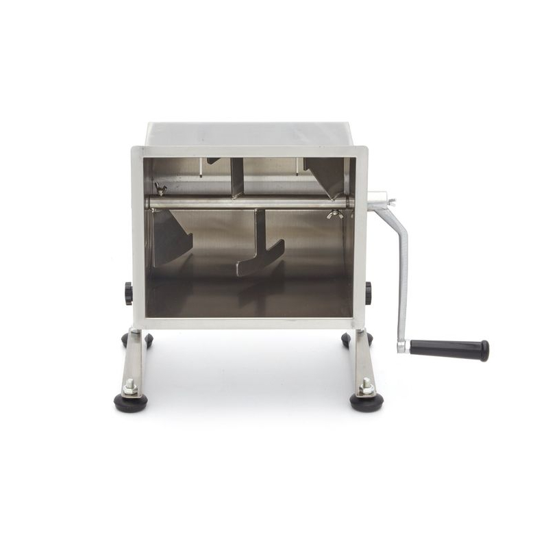 Vleesmixer - 10 L - 7,5 kg vlees - kantelbare kuip - handmatig - Maxima - 09368010