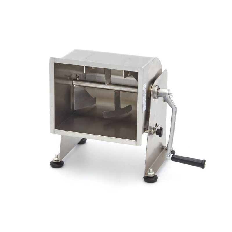 Vleesmixer - 10 L - 7,5 kg vlees - kantelbare kuip - handmatig - Maxima - 09368010