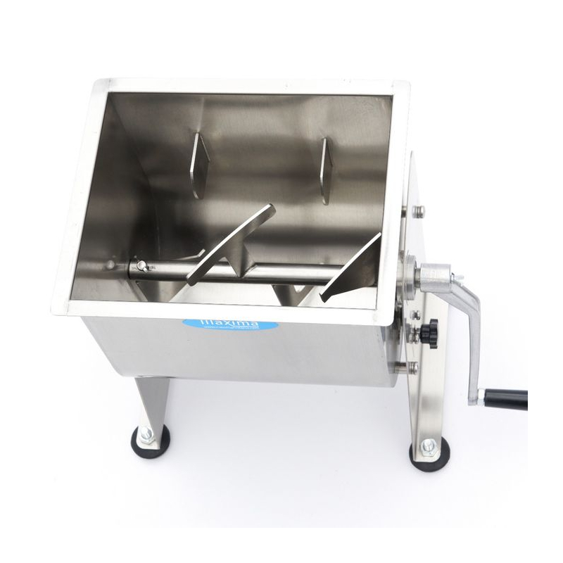 Vleesmixer - 10 L - 7,5 kg vlees - kantelbare kuip - handmatig - Maxima - 09368010
