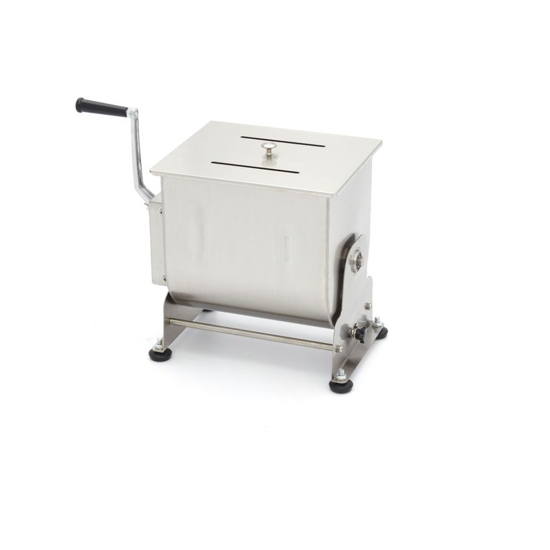 Vleesmixer - 20 L - 16 kg vlees - kantelbare kuip - handmatig - Maxima - 09368011