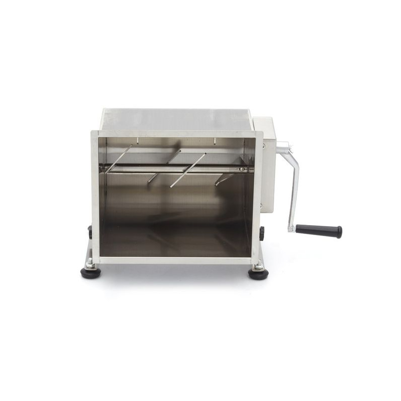Vleesmixer - 20 L - 16 kg vlees - kantelbare kuip - handmatig - Maxima - 09368011