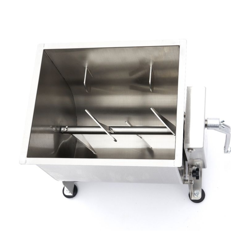 Vleesmixer - 20 L - 16 kg vlees - kantelbare kuip - handmatig - Maxima - 09368011
