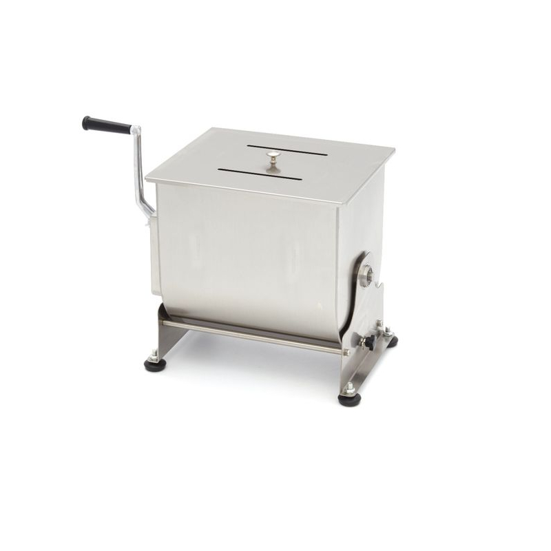 Vleesmixer - 30 L - 25 kg vlees - kantelbare kuip - handmatig - Maxima - 09368012