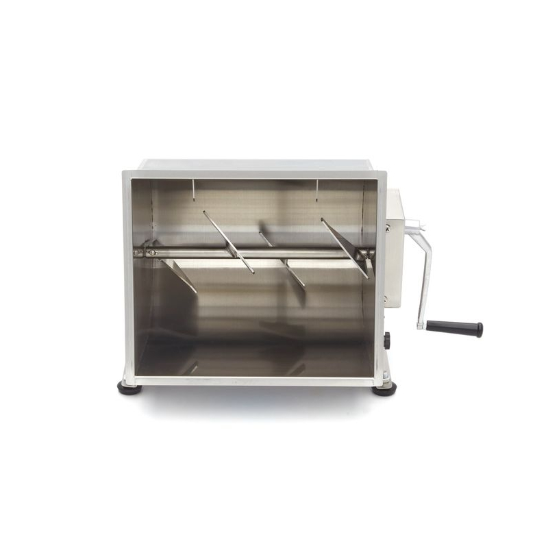 Vleesmixer - 40 L - 35 kg vlees - kantelbare kuip - handmatig - Maxima - 09368013