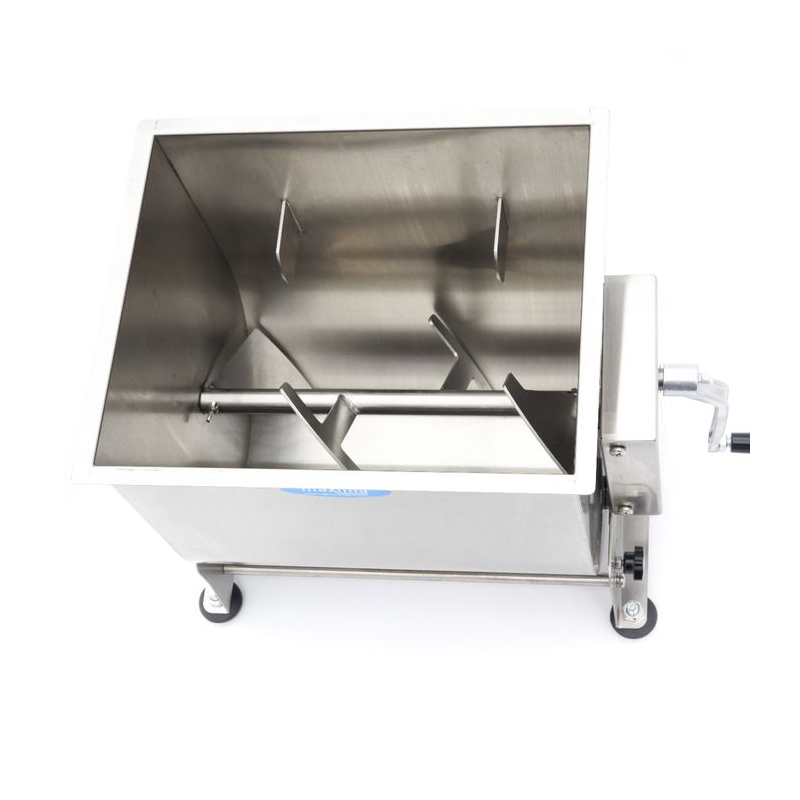 Vleesmixer - 40 L - 35 kg vlees - kantelbare kuip - handmatig - Maxima - 09368013