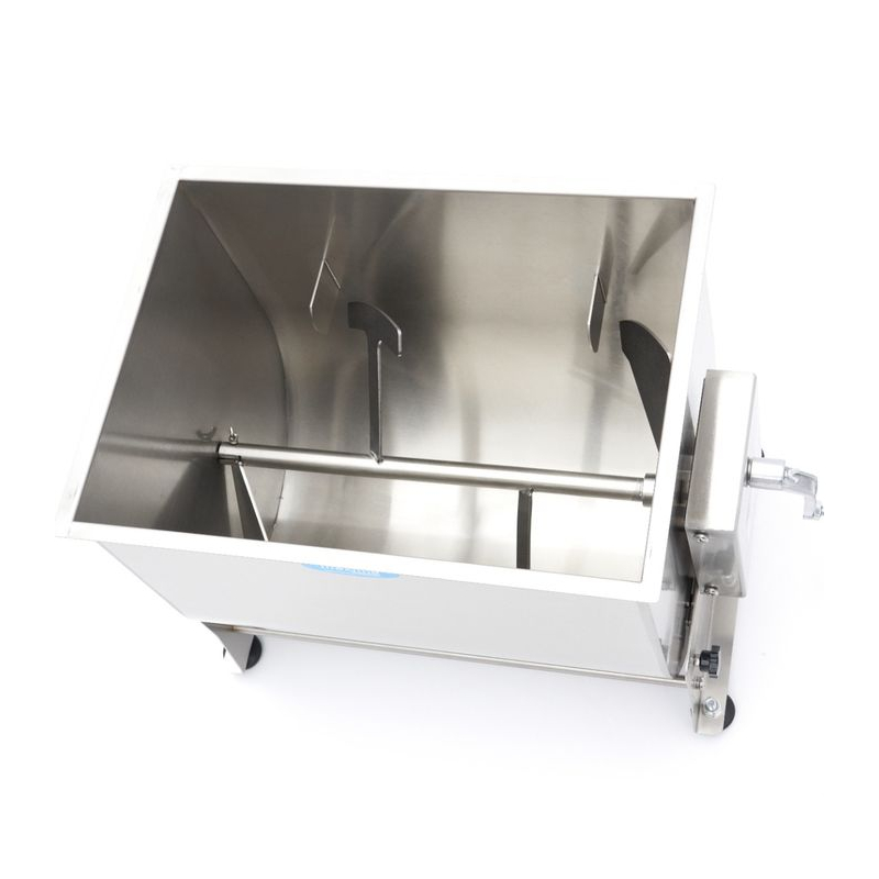 Vleesmixer - 50 L - 43 kg vlees - kantelbare kuip - handmatig - Maxima - 09368014