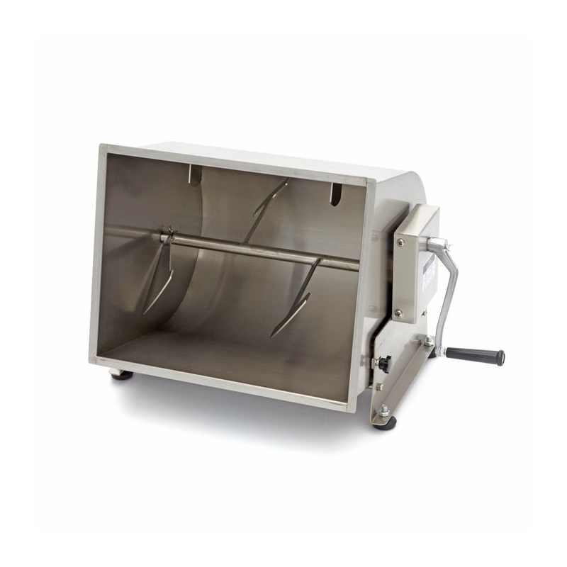 Vleesmixer - 60 L - 55 kg vlees - kantelbare kuip - handmatig - Maxima - 09368015