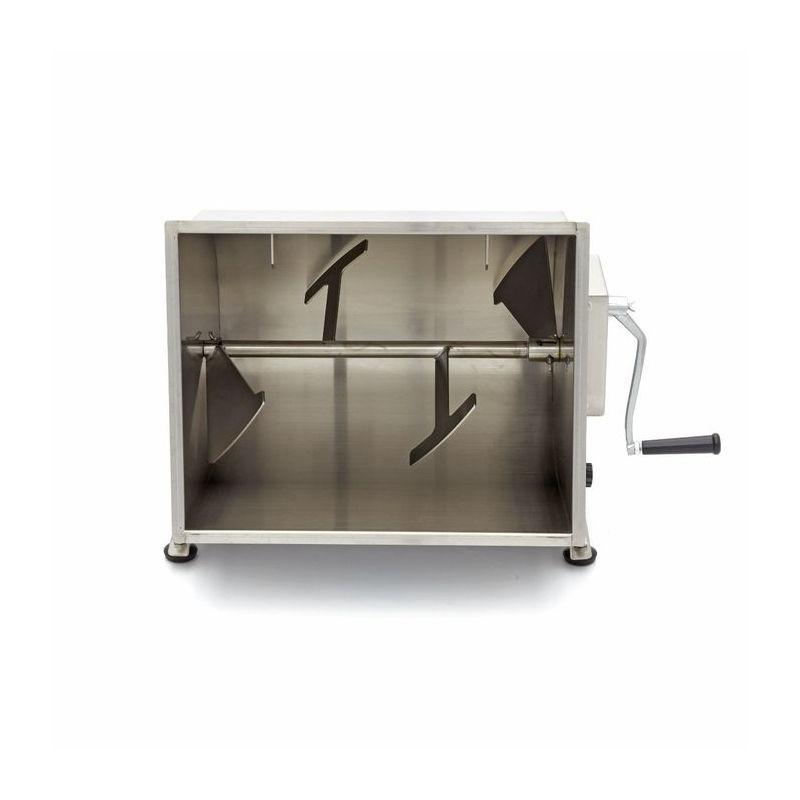Vleesmixer - 60 L - 55 kg vlees - kantelbare kuip - handmatig - Maxima - 09368015