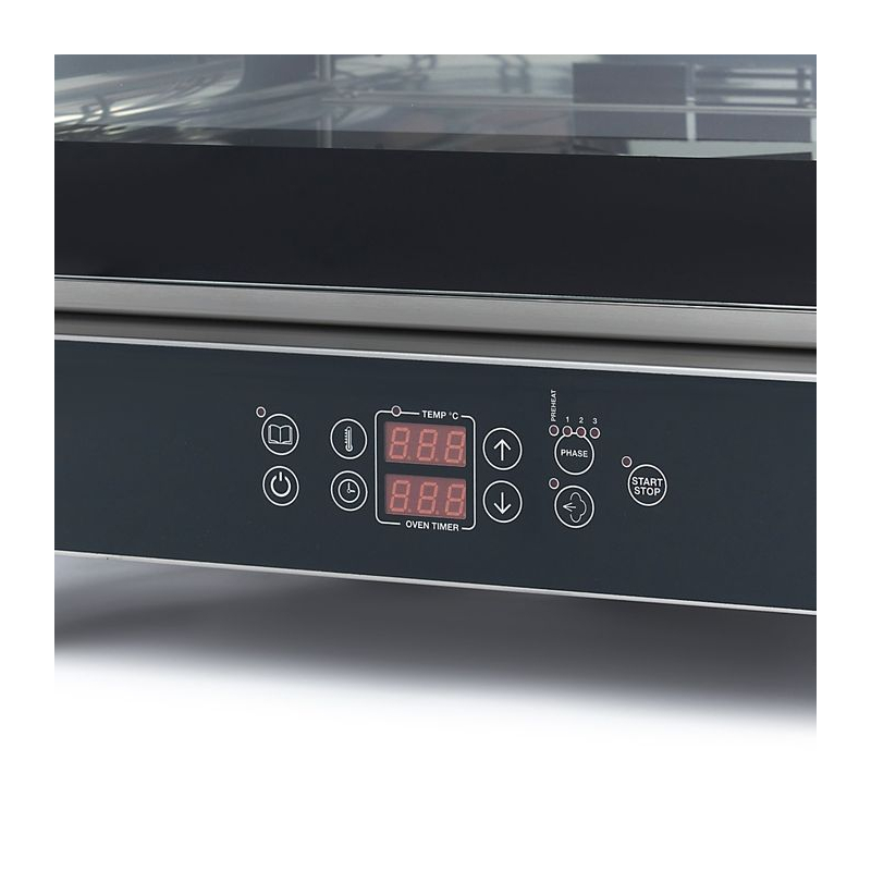Combisteamer - geschikt voor 5 gastronormbakken (1/1 GN / 60 x 40 cm) - digitaal display - 400V - Maxima - 08500204