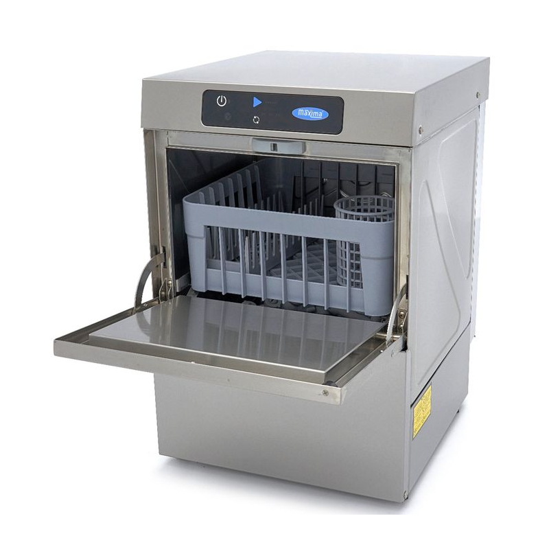 Glazenwasser - 35 x 35 cm - met spoelpomp - digitaal display - 230V - Maxima - 09211000