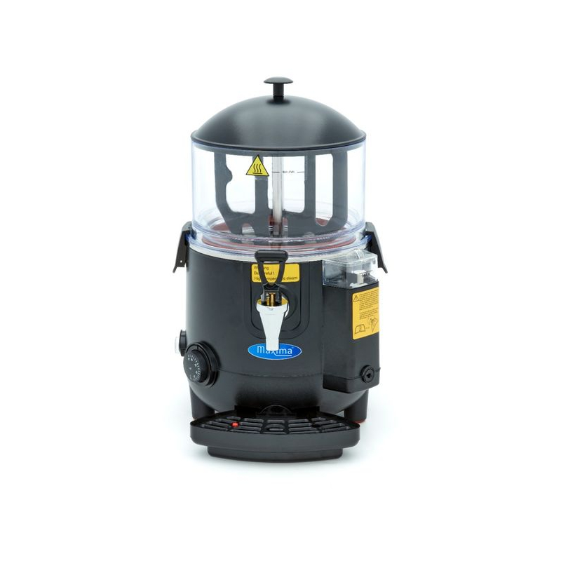 Warme Chocoladeautomaat - 5L - zwart - Maxima - 09504001