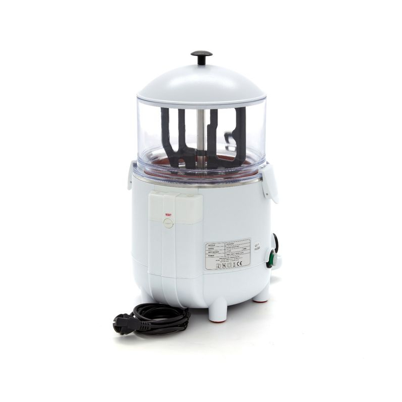 Distributeur de chocolat chaud - 5L - blanc - Maxima - 09504000