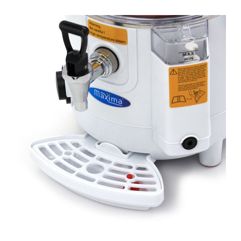 Distributeur de chocolat chaud - 5L - blanc - Maxima - 09504000