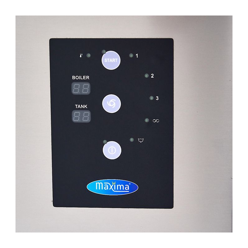 Pannenwasmachine - 70 x 70 cm - 400V - Maxima - 09240110