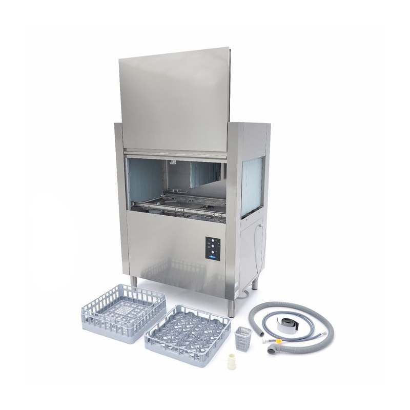 Conveyor voor manden vaatwasmachine - rechte uitgang - Maxima - 09240120