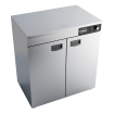 Dubbeldeurs warmhoudkast 90 - 120 platen hoog
