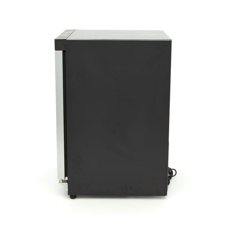 Vrieskast - 200 L - zwart - met glazen deur - Maxima - 09405009