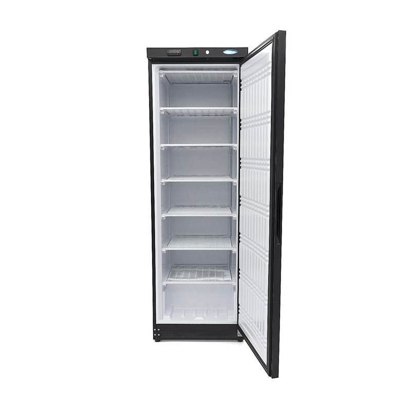Vriezer - 400 L - 6 vaste roosters - zwart - Maxima - 09405015
