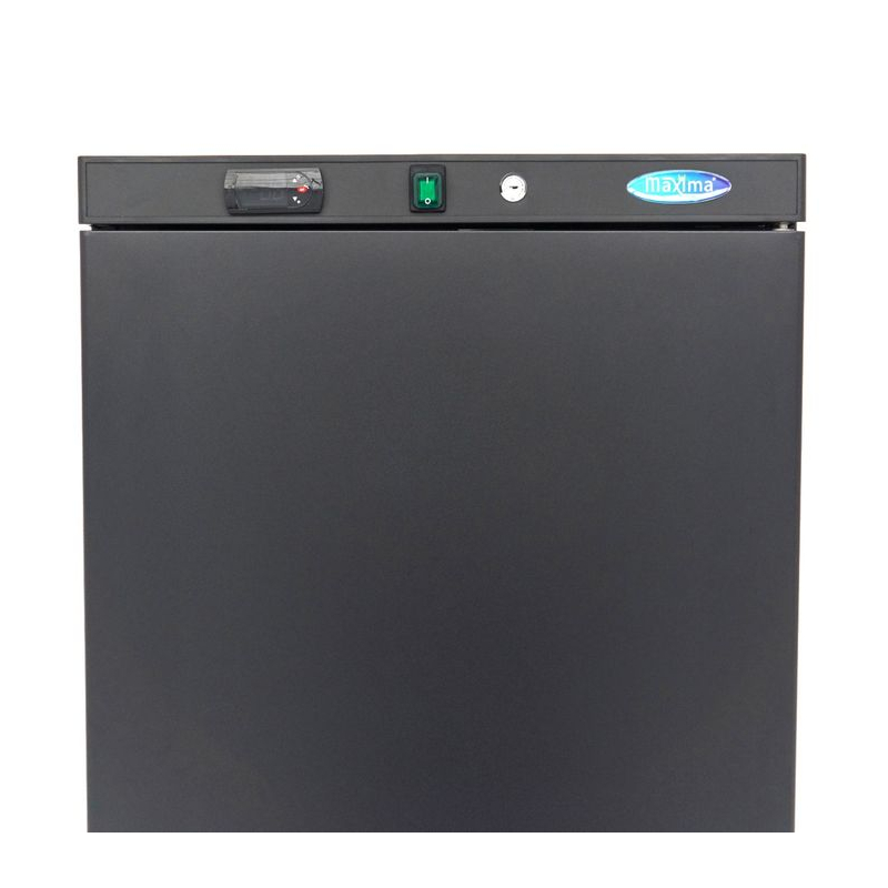 Vriezer - 400 L - 6 vaste roosters - zwart - Maxima - 09405015