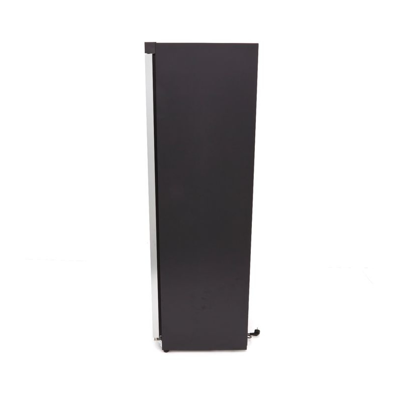 Vrieskist - 400 L - zwart - met glazen deur - Maxima - 09405021
